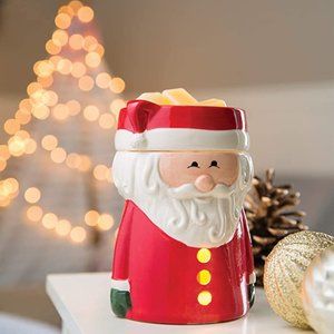 🍂 NIB Santa Claus Light-Up Wax Warmer